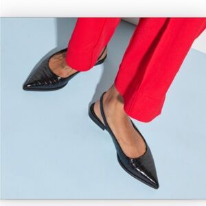 MARIE SLINGBACK POINT FLAT | Freda Salvador